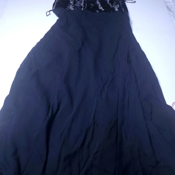 Lauren Ralph Lauren | Dresses | Ralph Lauren Black Beaded Silk Evening Gown  | Poshmark